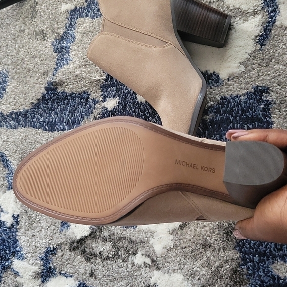 Michael Michael Kors brandy suede slip-on booties - Picture 10 of 14